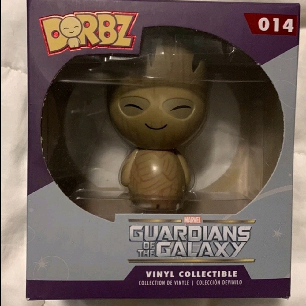 Marvel Dorbz Groot Vinyl Figure - Gold